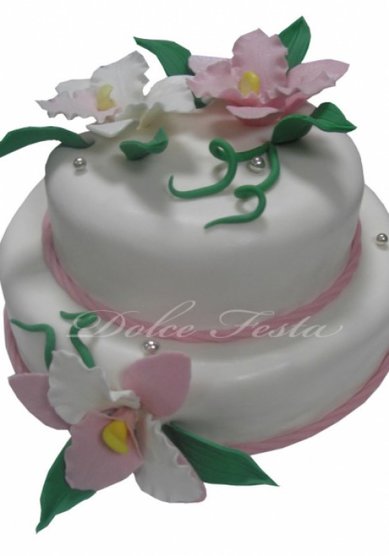 Свадебный торт D39322 - Кондитерская компания Dolce Festa