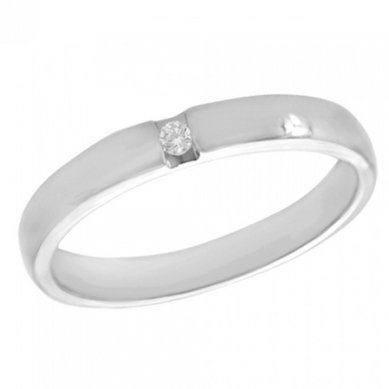 Обручальное кольцо 230744-А4694 - Ювелирный салон АЛМАЗ КЛУБ