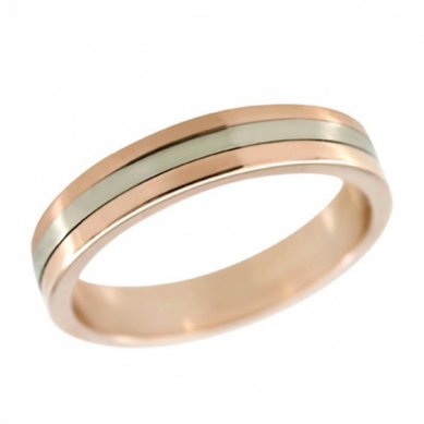 Обручальное кольцо 230620-А4711 - Ювелирный салон АЛМАЗ КЛУБ