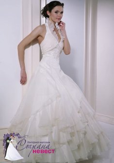 Свадебное платье С33588. С пышной юбкой, длинное без шлейфа.
