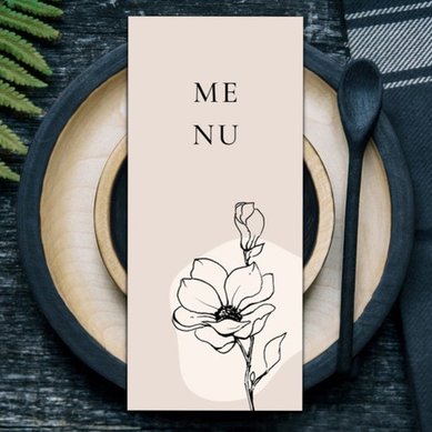 Меню на свадьбу Е129293 - Дизайнер свдебной полиграфии Елена Милых